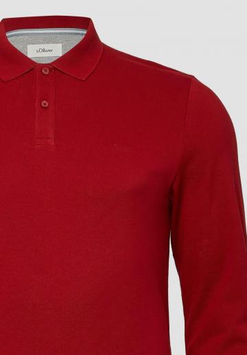 Поло с длинным рукавом