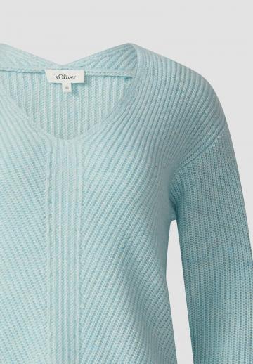 Длинный пуловер