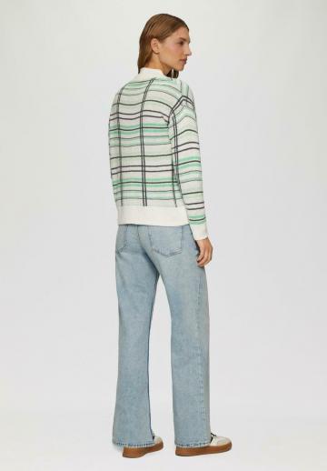 Жаккардовая вязаная кофта