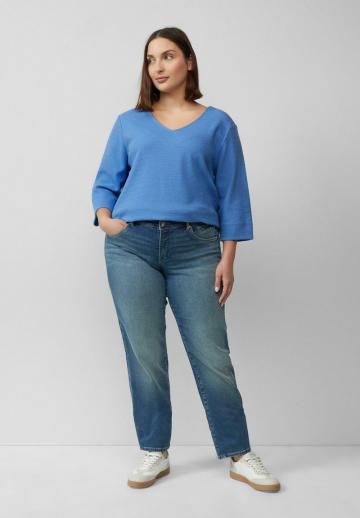 Пуловер с рукавом три четверти