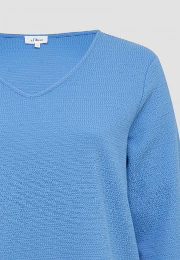 Пуловер с рукавом три четверти