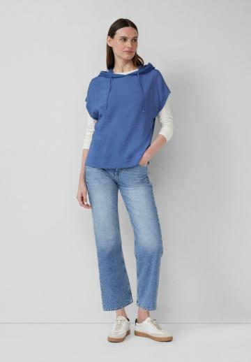 Пуловер с капюшоном