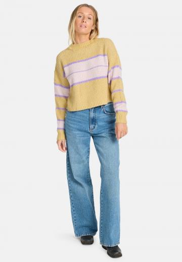 Пуловер в полоску