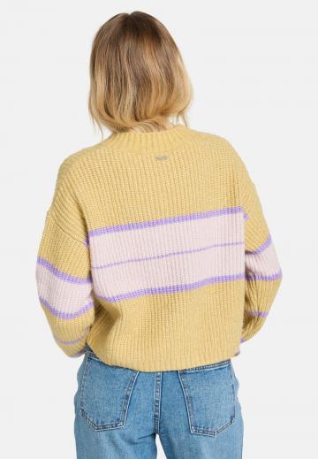 Пуловер в полоску