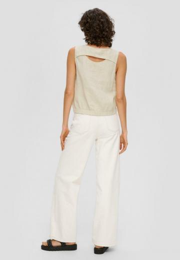 Блузка без рукавов