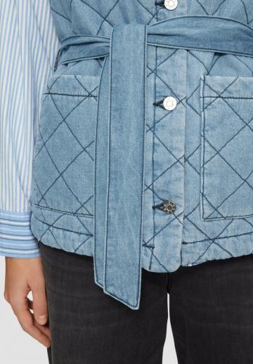 Джинсовая жилетка