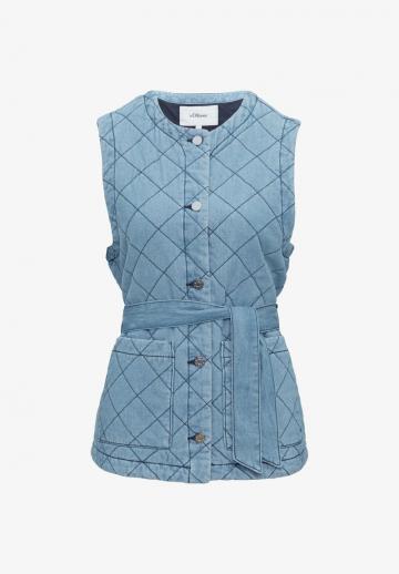 Джинсовая жилетка