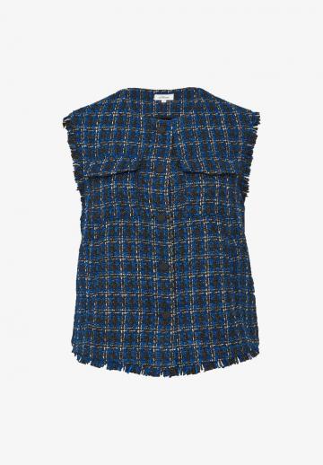 Джинсовая жилетка