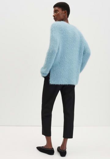 Длинный пуловер