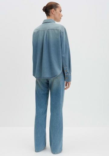 Джинсовая блузка