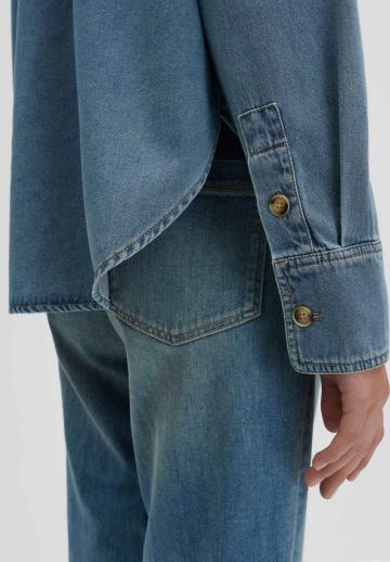 Джинсовая блузка