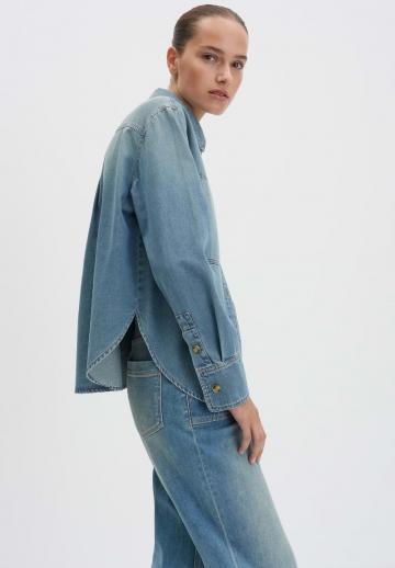 Джинсовая блузка