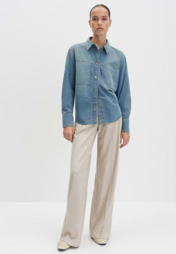 Джинсовая блузка