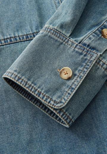 Джинсовая блузка