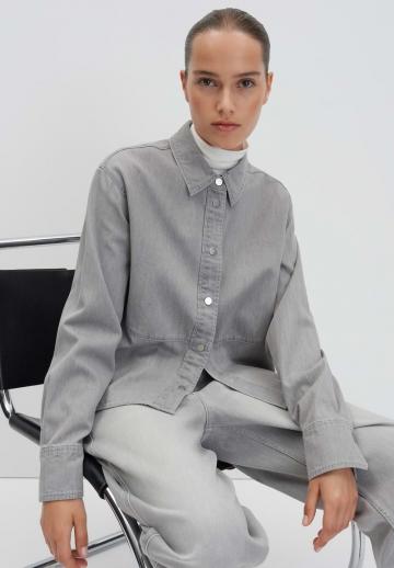 Джинсовая блузка