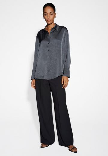 Атласная блузка