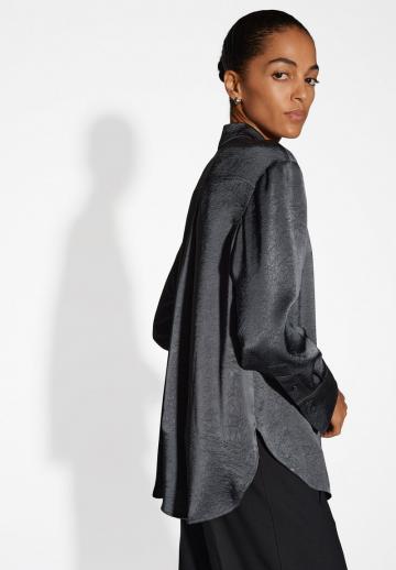 Атласная блузка