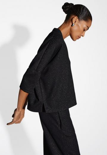 Пуловер с рукавом три четверти