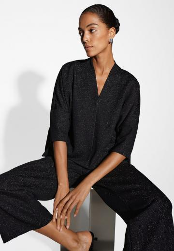 Пуловер с рукавом три четверти