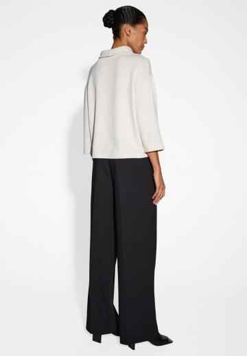 Пуловер с рукавом три четверти