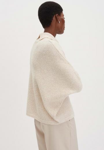 Пуловер с рукавом три четверти