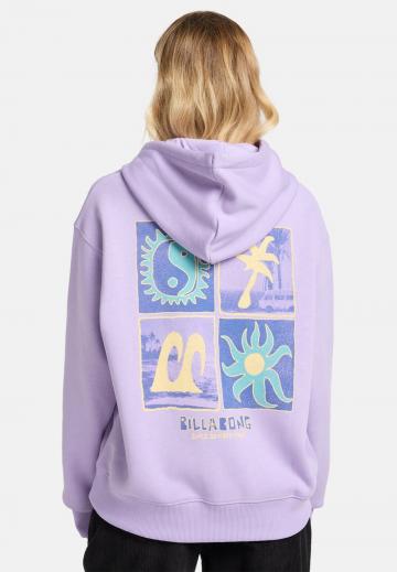 Пуловер с капюшоном