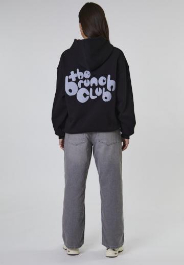 Пуловер с капюшоном