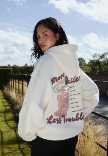 Пуловер с капюшоном