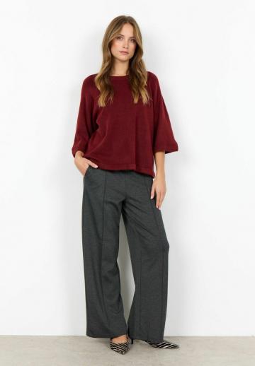 Пуловер с рукавом три четверти