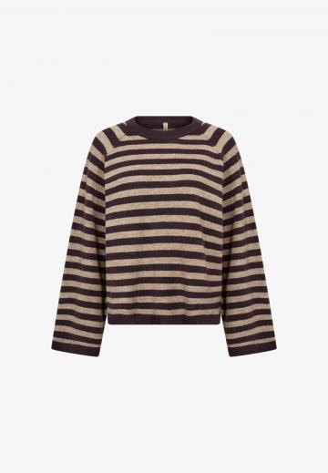 Пуловер в полоску