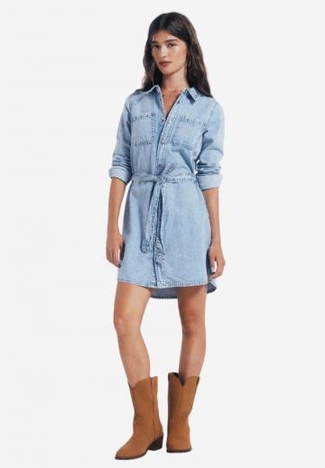 Джинсовое платье