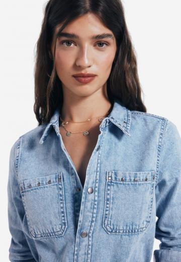 Джинсовое платье