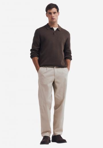 Поло с длинным рукавом