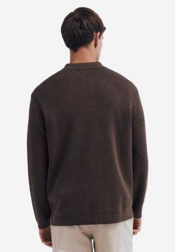 Поло с длинным рукавом