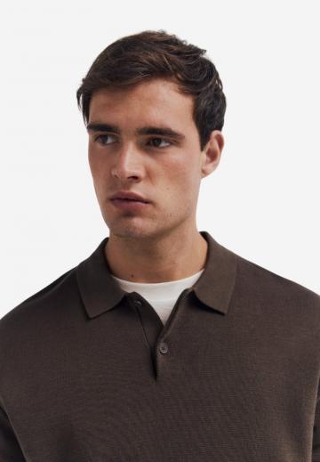 Поло с длинным рукавом