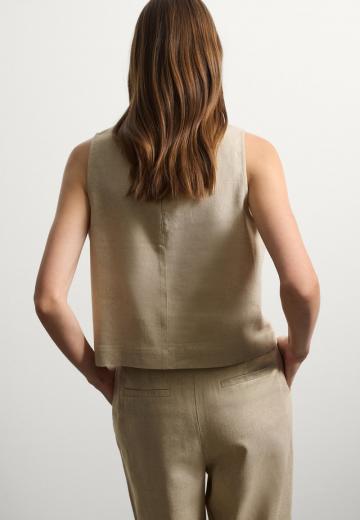 Блузка без рукавов