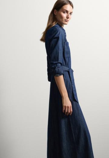 Джинсовое платье