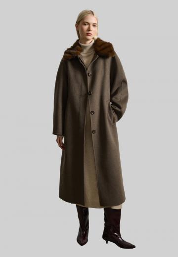 Шерстяное пальто