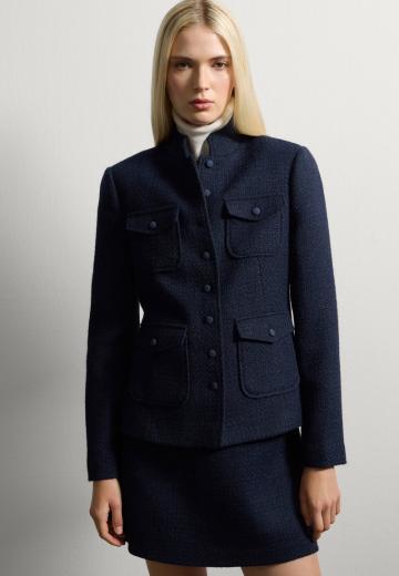 Блейзер с накладными карманами