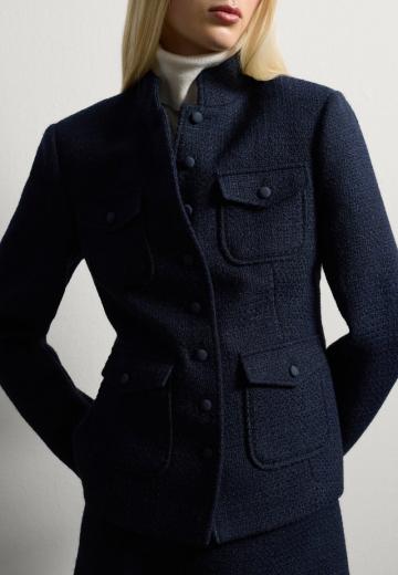 Блейзер с накладными карманами