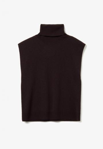 Пуловер без рукавов