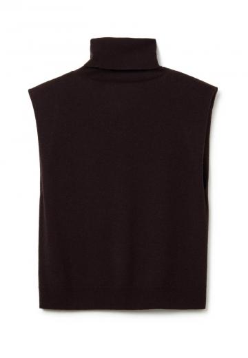 Пуловер без рукавов