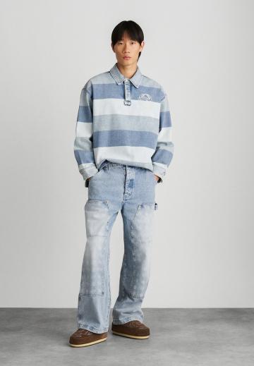 Поло с длинным рукавом