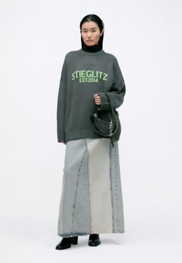 Длинный пуловер