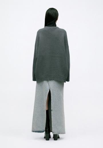 Длинный пуловер