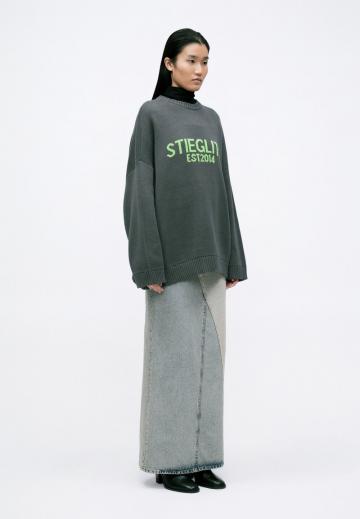 Длинный пуловер