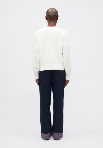 Жаккардовая вязаная кофта