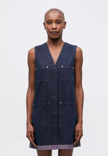 Джинсовая жилетка