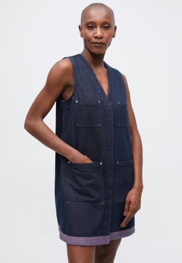 Джинсовая жилетка