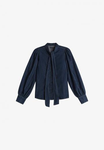 Джинсовая блузка